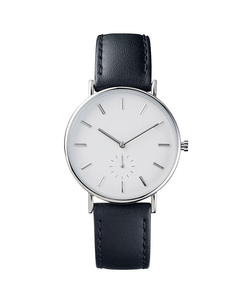 Minimalist Leather Timepiece